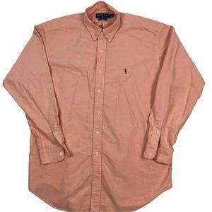 Ralph Lauren Blake Peach colored button down
